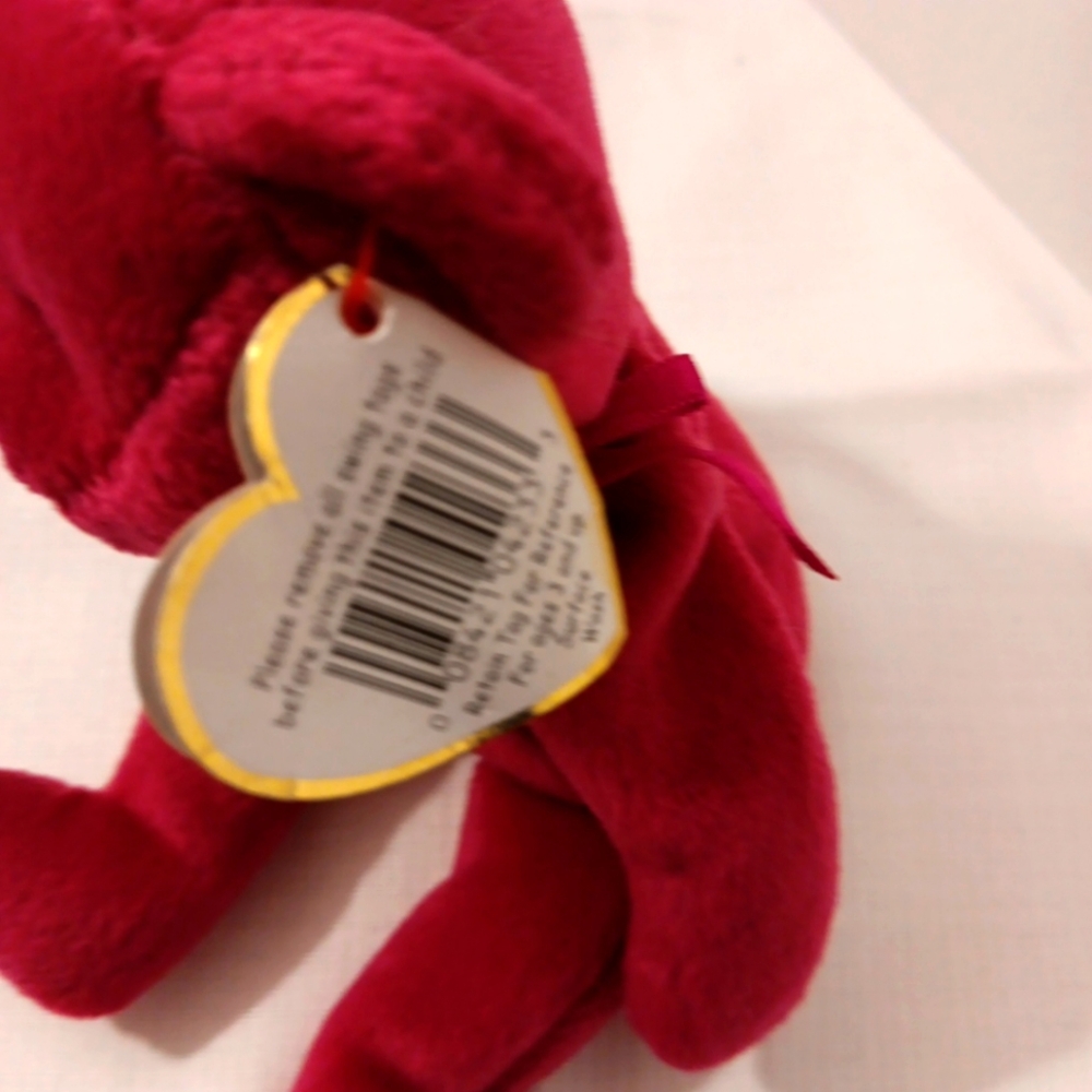 Ty beanie baby Valentina rare bear with multiple tag errors hologram tush tag - Picture 5 of 8